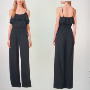 Michael Kors Black Ruffle Jumpsuit